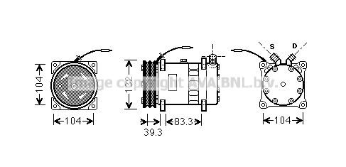 AVA QUALITY COOLING kompresorius, oro kondicionierius UVAK056